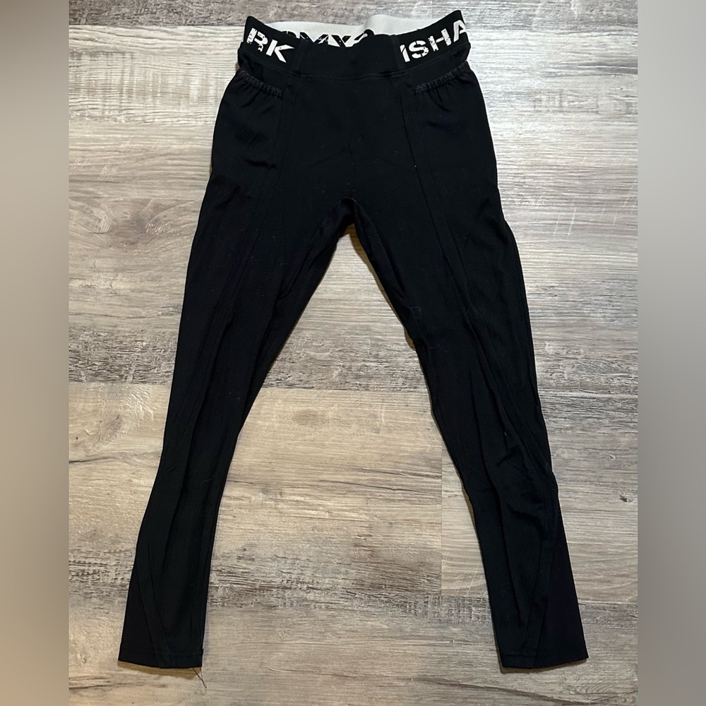 Gymshark Training 7/8 Leggings Women's Size
small Black Logo Waist